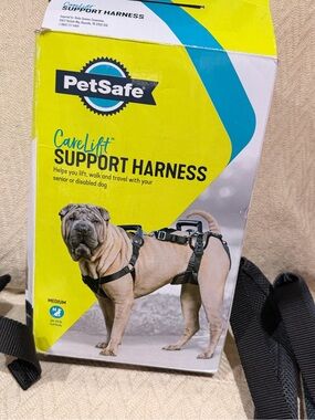PetSafe CareLift Support Harness Black Medium